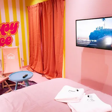 Daire Capsule Girl Power - Balneo - Sauna - Karaoke - Billard - 2 Charleroi